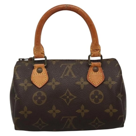LOUIS VUITTON Monogram Mini Speedy Hand Bag M41534 LV Auth hk2286 - Picture 3 of 13